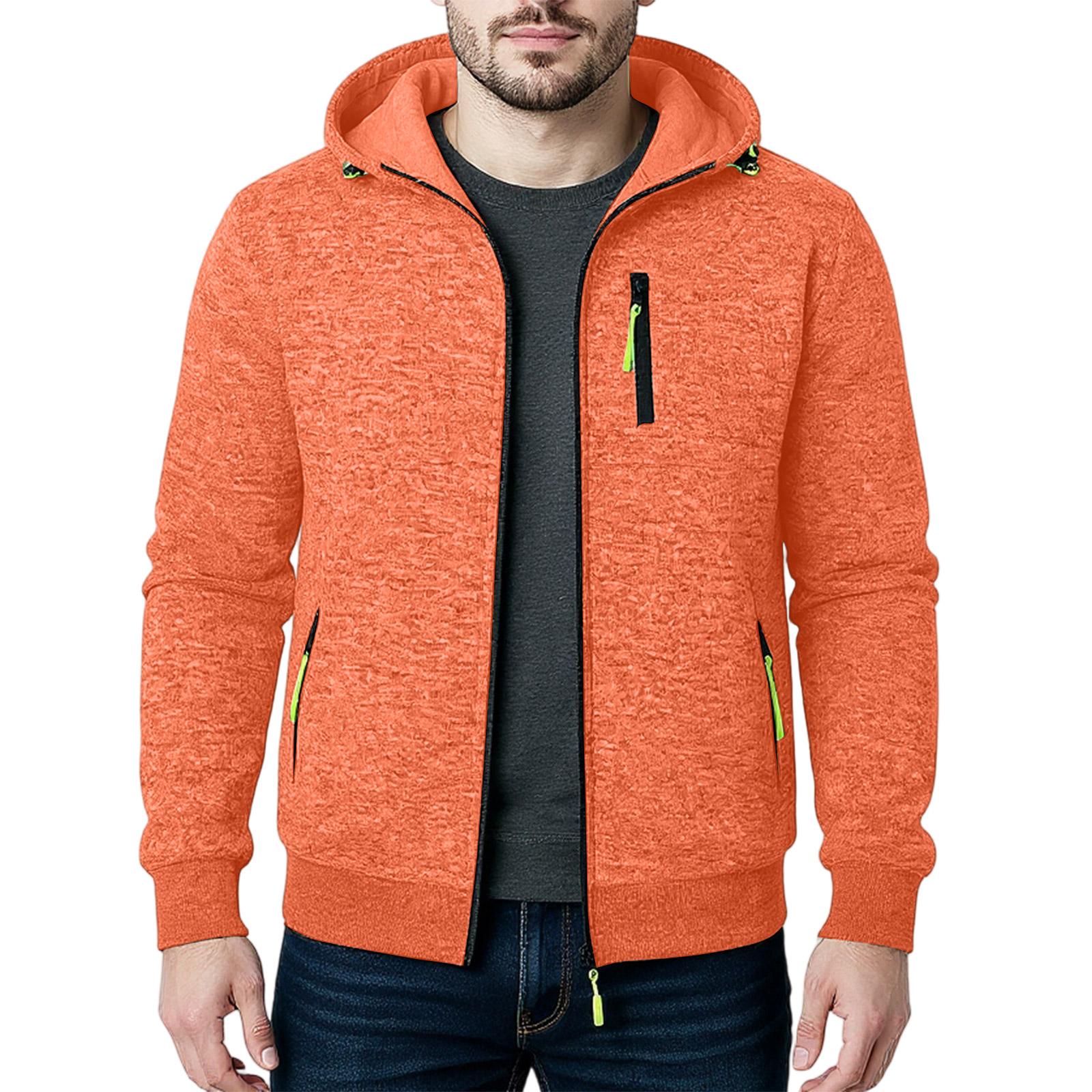 

Мужская куртка на молнии, повседневная куртка-кардиган в стиле ретро с длинными рукавами XL шафрановый