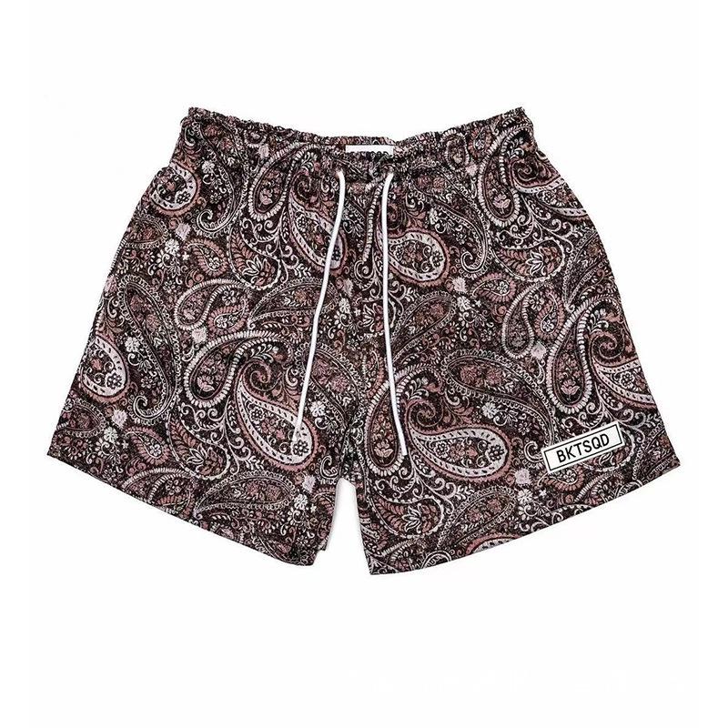 BKTSQD Unisex Quick-Dry Mesh Sports Shorts for Running, Basketball, and Swimming