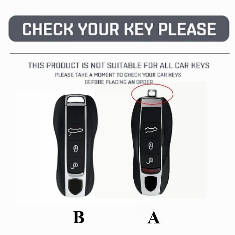 Fashion Auto Key Fob Cover Case Fit For Porsche Panamera Macan Cayenne Cayman Boxster 911 9Ya 971 Intelligent Protective Housing Smart Key Fob Case