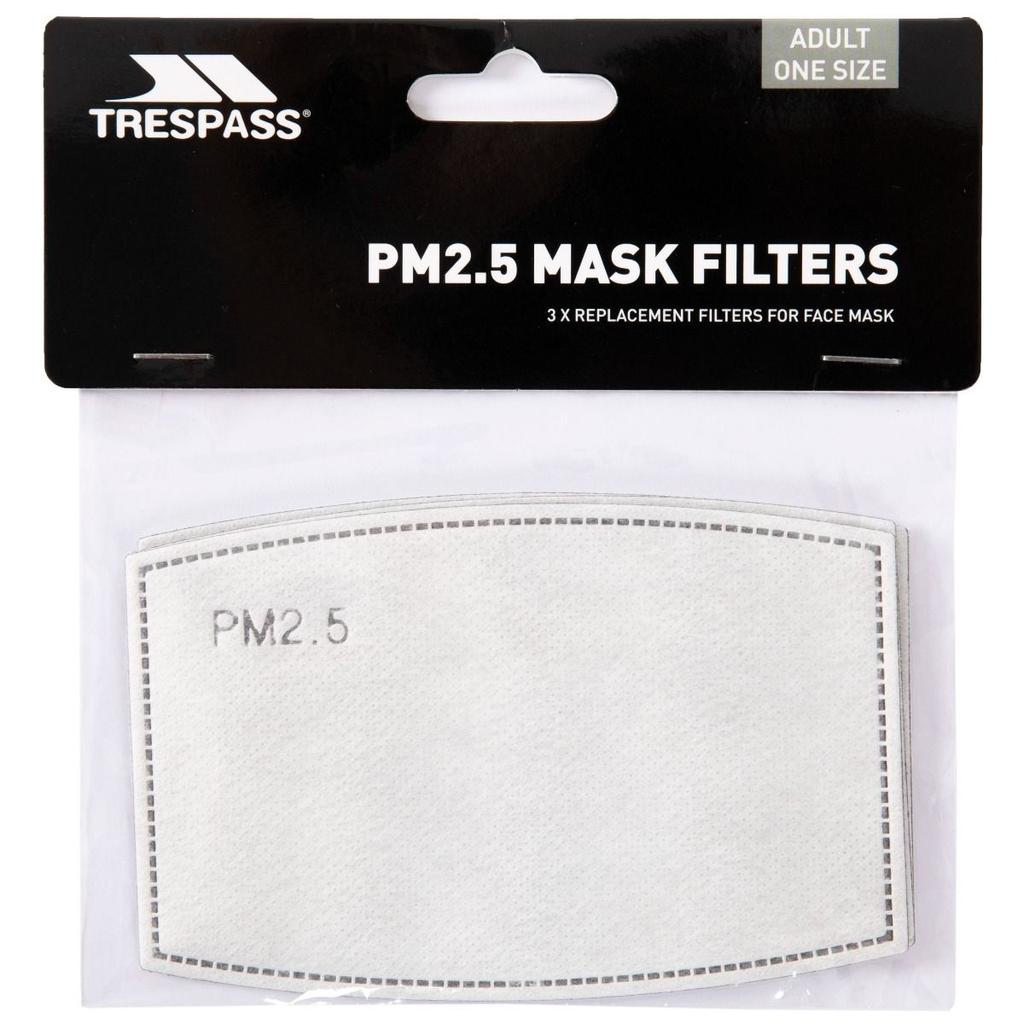 TRESPASS PM2.5 Face Mask Filters (Pack of 3)