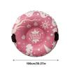 Holiday Fun Snow Tube Christmas Inflatable Sled for Kids, Outdoor Play, Pool Beach Driveway Parties & Sports Activities