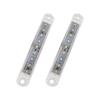 2x 9LED White+Amber+Red+Green+Blue 24V Waterproof Lights Side Marker Light Tail Indicator Parking Lamps Bus/Truck/Trailer/Truck
