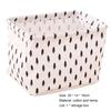 Decorative Storage Bin with Handle Cotton Flax Widely Usage Organizer Basket Office Supplies