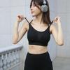 Women's Shock-Absorbent Quick-Dry Sports Bra - Anti-Sag Yoga Running Fitness Vest, Black