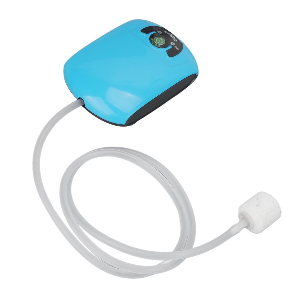 Aquarium Oxygen Pump Quiet USB Charging Waterproof Mini Fish Tank Air Bubbler Pump for Indoor