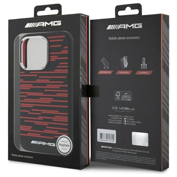 Amg Amhmp16L24Ssrrk Iphone 16 Pro 6.3   Czarny/Black Hardcase Silicone Graphics Magsafe