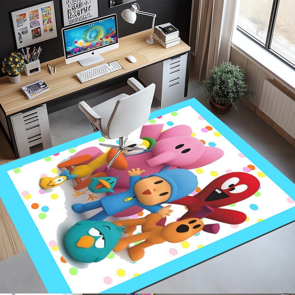 Pocoyo Printed Carpet,Rug,for Office Chair Living Room Bedroom Kitchen Room Decor Gifts.