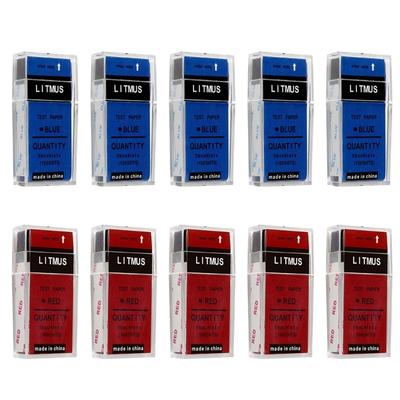 5 Boxes Universal Testing Paper Fast Detection Acid Base Solution Easy Carry Tool for Soil Cosmetic Water Analysis