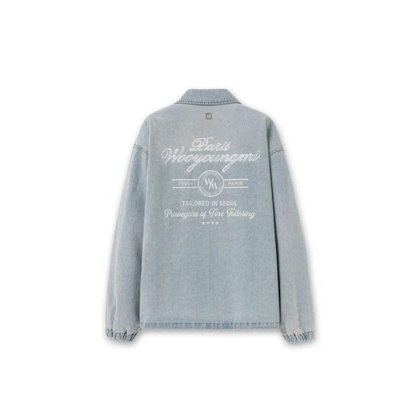 [wooyoungmi] Blue Denim Coach Jacket W261JP06998L