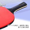 Table Tennis Set of Shakehand Carbon for Beginners and Intermediate Includes Case Rackets, 2, Double-Sided, Style, Fiber, Players,