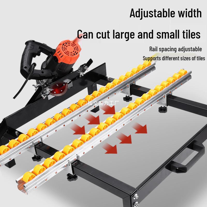 45-Degree Track Tile Chamfering Machine: High-Precision, Multi-Functional, Portable Edge Grinder with Thickened Desktop Stand