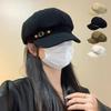 Women's Soft Solid Color Short Brim Bucket Hat