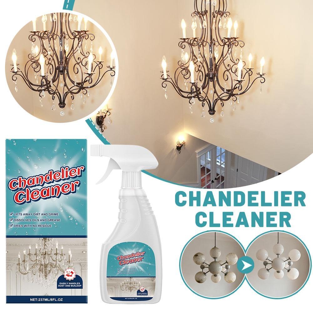 237ml Chandelier Cleaner Quickly Dissolve For Crystal, Glass, Fabric, And Metal Cleaner Rust Descaling Spray