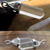 Faux Gemstone Rock Natural Quartz Healing Point Chakra Reiki Pendant Rope Necklace