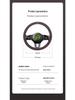 Toyota Nappa Leather Texture Steering Wheel Cover, 3D Non-slip, Sweat-absorbent, Wear-resistant, Ultra-thin Design.