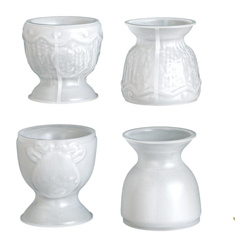 Reusable Silicone Mould For Resin Casting Crafting Epoxy Candle Holders Home Decoration Projects
