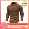 Men's 2024 European & American Slim Fit Crew Neck Knitted Pullover Sweater