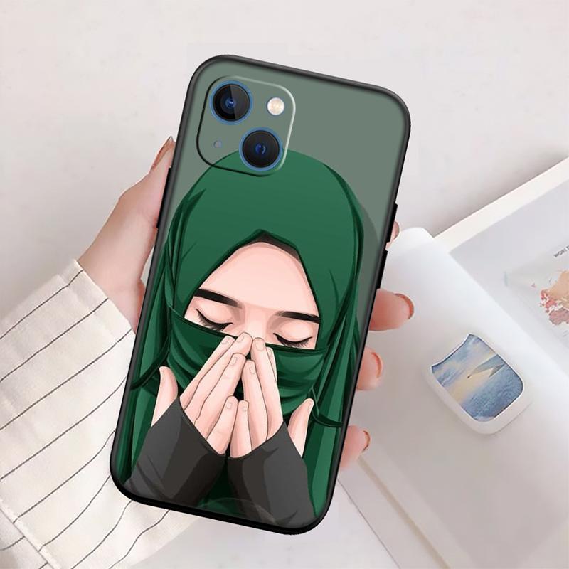 RP39 Islamic Muslim Girls text Case for Samsung M06 M15 M16 M35 M55 M56 A36 A42 A50 A50S A51 A52 A32 A33 A05 A05S A06 A16 A20