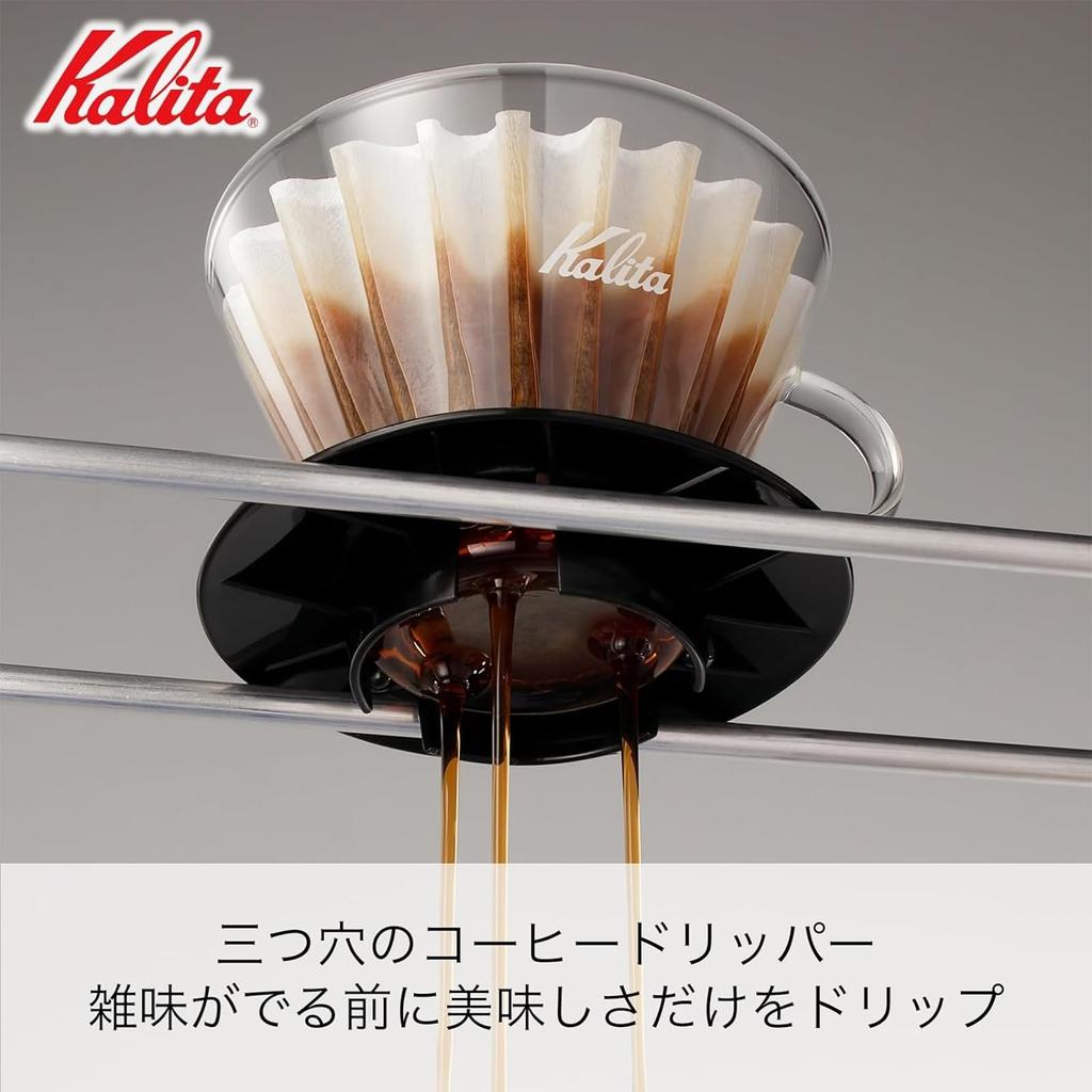 Kalita Coador de Café Série Onda para Café Preto Desfrute da Preparação Este elegante coador é perfeito para café ao ar livre e outros especiais Um elegante e presente