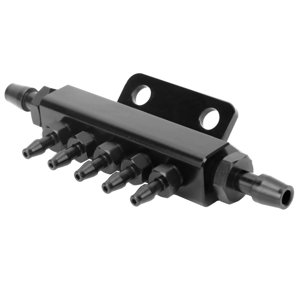 Universal Vacuum Block Intake Manifold Aluminium Alloy Fuel Gas Turbo Wastegate Boost