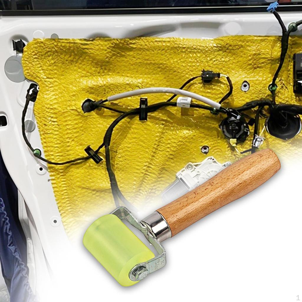 Auto Audio Sound Trittschalldämmung Anwendung Rad Roller Naht Lärm mit Holz Griff für