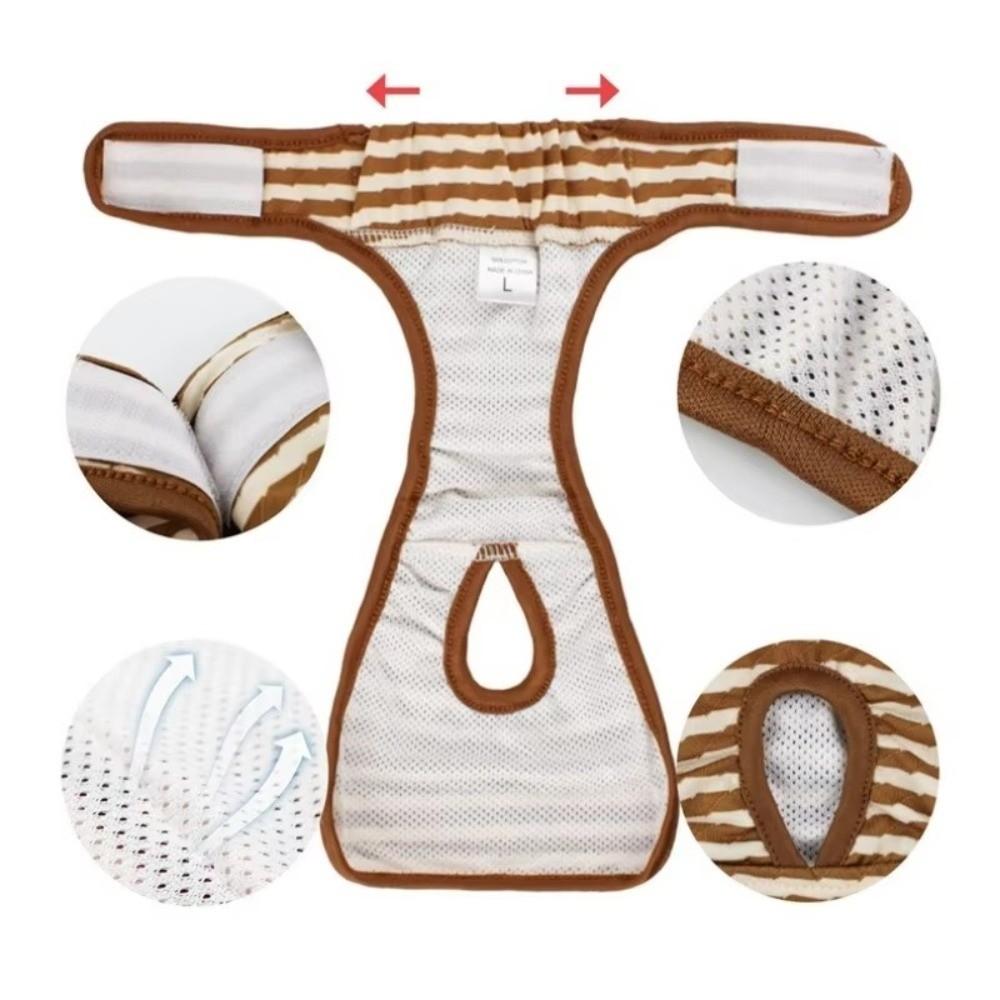 Reusable Pet Sanitary Shorts Soft Elastic Pet Anti Harassment Pants  Pet Menstrual Care
