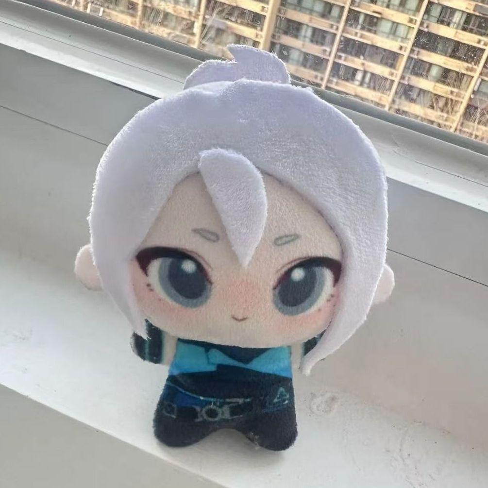 New Game Valorant Plush Cypher Clove Adorable Neon Iso Skye Reyna Gekko Viper Sage Jett Omen Yoru Plushie 10cm Pendant Doll Gift