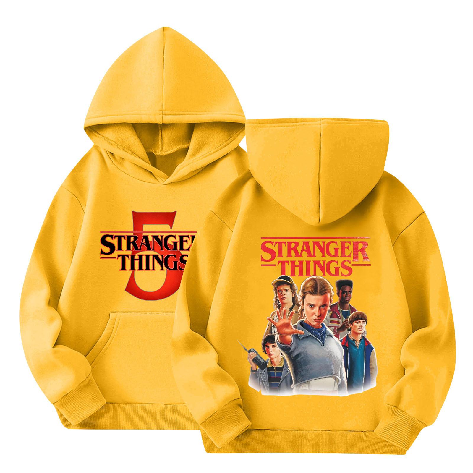 

Детская толстовка с капюшоном, с градиентным принтом, с длинными рукавами, свободная толстовка, толстовка 160 жёлтый