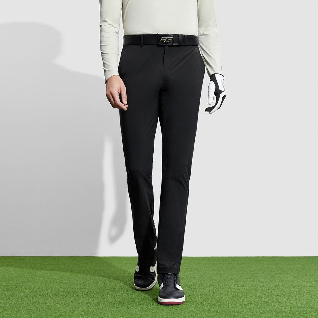 New FILA Knitted Sweatpants Men's Jet Black A11M335806F-BK