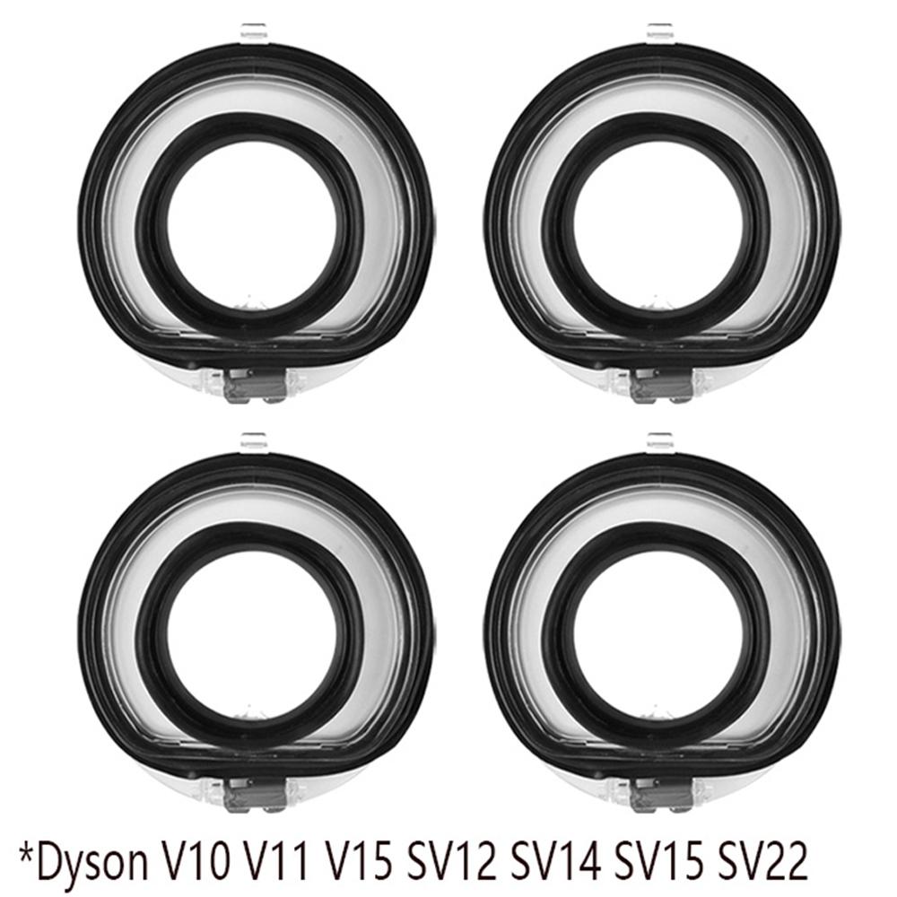 Inel de etanșare superior fix pentru recipientul de praf și capac de bază pentru aspiratorul Dyson V6 V7 V8 V10 V11 V15, piesă de schimb de înlocuire pentru cupa de praf