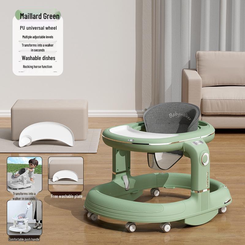 Multifunctional Baby Walker: Anti-Tip, O-Leg Prevention, Push-Assisted Learning for Boys and Girls