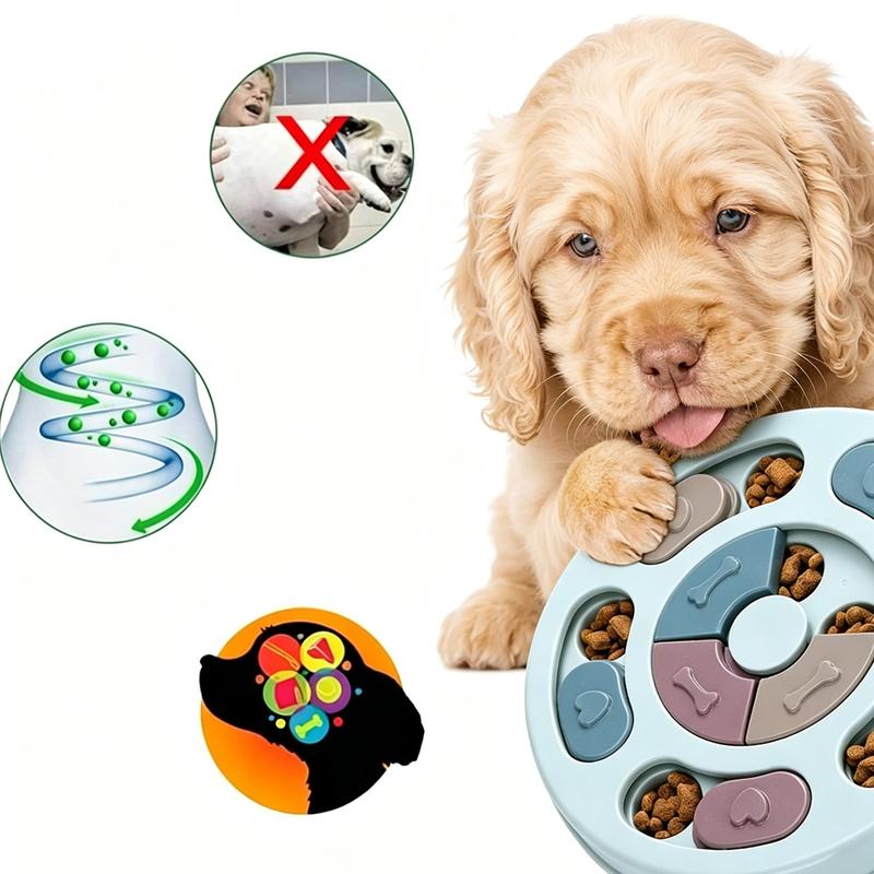 Pet Dog Cat Feeder Educational Toy Food Dispenser Interactive Feeding Slow Equipment Small Bowls Puppy Accessories