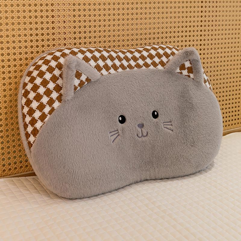 Frog Rabbit Cat Bear Plush Back Cushion Pillow Bedroom Decoration Cartoon Gift