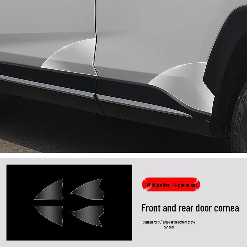 Toyota Venza Dörrhörn TPU Reptålig Film - Skydd för Fram- och Bakre Triangel.