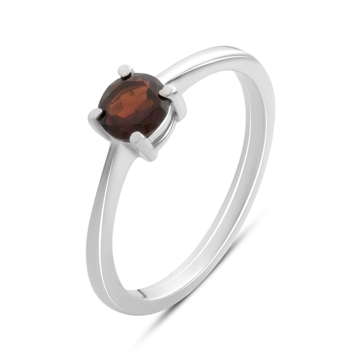 

Silver ring with natural garnet 0.594ct, product weight 1.88 g (2181439) 17.5