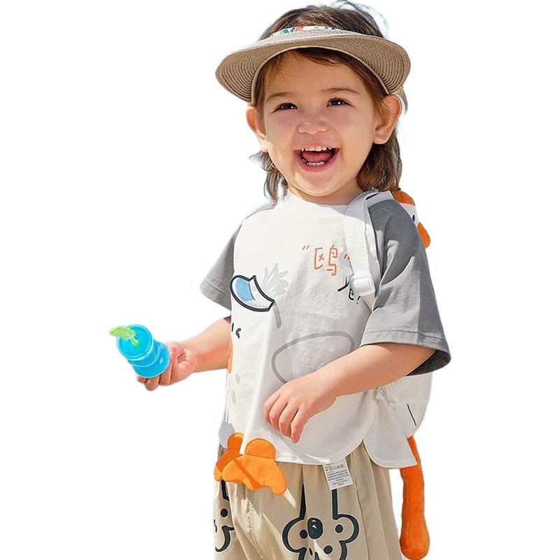 Balabala Kids  Cartoon Short Sleeve T-Shirt 100