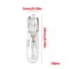 10pcs T5 286 Halogen Light Bulb 1.2 Watt 2 Pin Globe Lot J C Bi-PinCluster Dashboard Lamp For Indicator Lights Instrument Panel