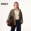 Women's Retro Flower Bud Hem Long-Sleeve Trench Coat