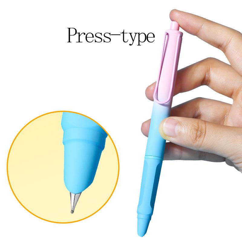 M&G erasable pen set, 0.5 mm nib, with ink cartridge, ink filler, 3.4 mm ink cartridge designed for student writing