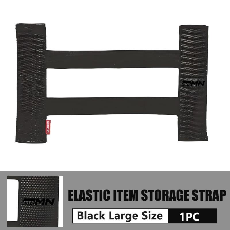 cnkym4 Car Interior Organizer Back Rear Trunk Storage Mesh Fixed Straps For Toyota GR Sport Yaris Chr Auris Rav4 Prius Prado Avensis