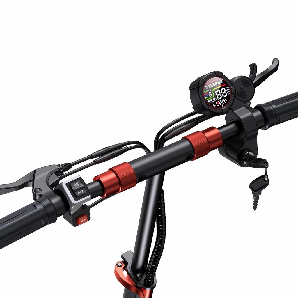 Electric Scooter Foldable iScooter 10" 1000W Motor 48V 15AH Max Range 64Km Load 150Kg Black ix5S