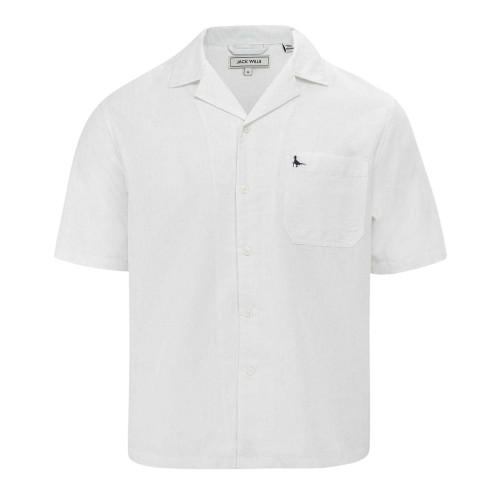 Jack Wills Mens Patterned Short-Sleeved Shirt