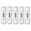 5pcs Set Stainless Steel Column Type 360 Degrees  Rotary Bearing Swivels Fishing Swivels Hook Connector9#