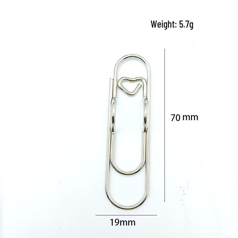 

Colored Heart Metal Clip for Notepads & Fountain Pens