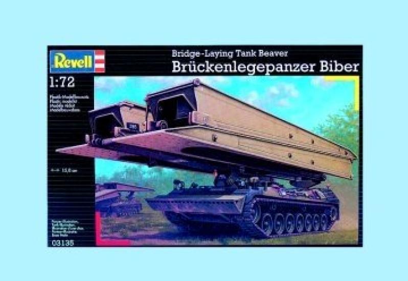 

German Revell Biber Tank 03135 Plastic Model 1/72 Leopold-class Bridge-Building