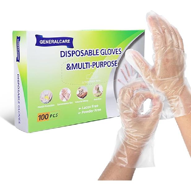 Disposable Plastic Gloves Food Handling Service Gloves Disposable For Cooking One Size