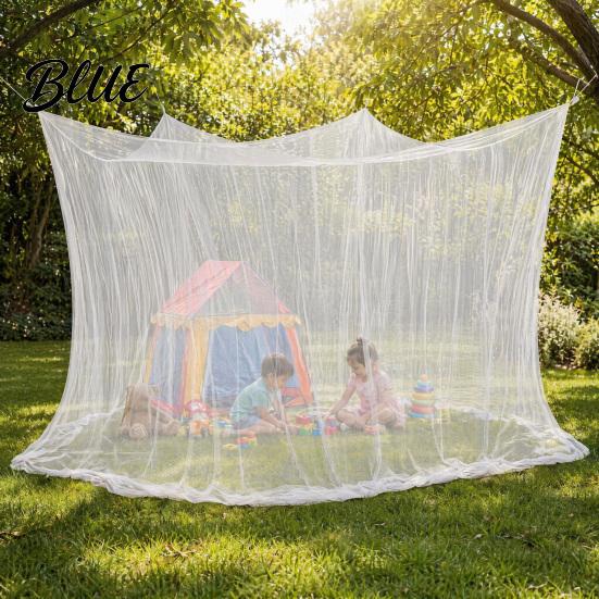 Lightweight Mosquito Net Protection Bed Net Mesh Rectangular 4 Corners Insect Barrier Canopies Netting for Outdoor Camping Patio Backyard