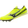 Track and Field Shoes 3 Club Lightweight Short Distance Track and Field Spikes for Tracks Under 800m Yellow X Black Cm 2E X-First 24.0