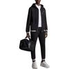 Moncler Monochrome Elastic Waist Mid-Rise Casual Pants Men bottoms Black J10918H00017809KR999
