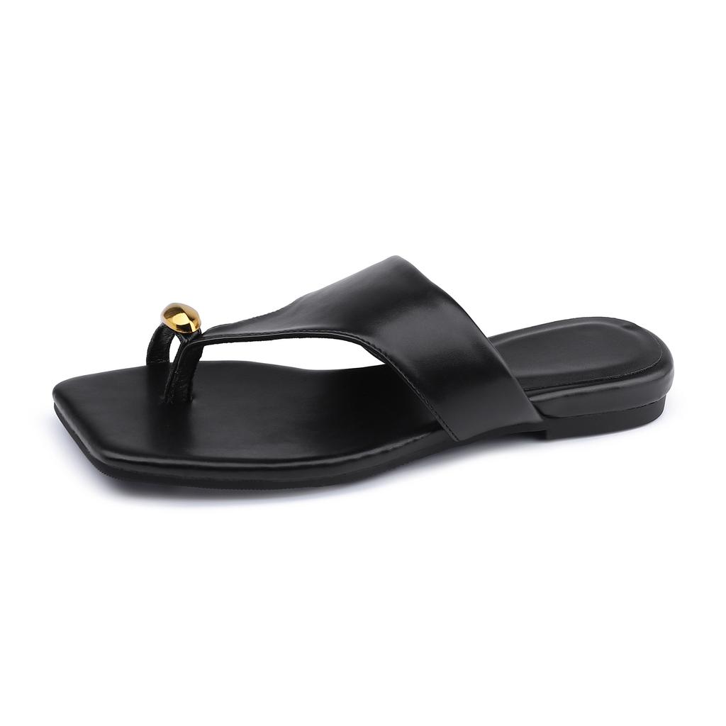 Grape mother summer new toe cool slippers women's outer wear temperament casual slippers women's versatile 2025 casual sandals